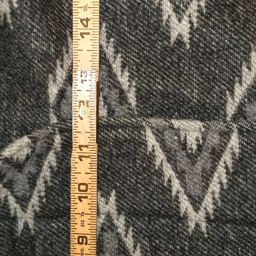 Levi's Women's Size L Hooded Zip Snap Southwest Western Print Long Jacket Coat - Picture 9 of 12